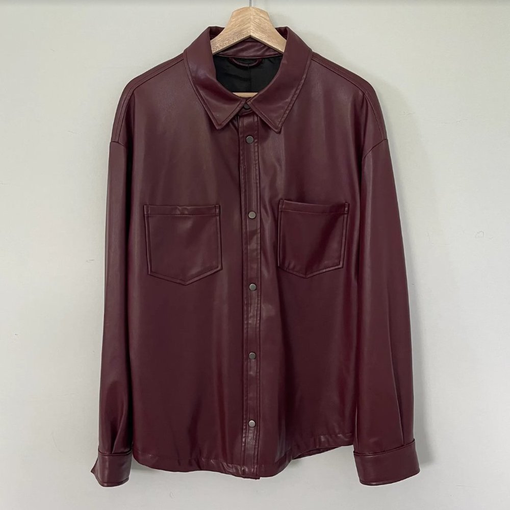 Zara Leather Top